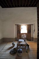 La médersa Ben Youssef à Marrakech au Maroc. Chambre. Cliquer pour agrandir l'image.