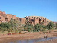 La ville d'Aït Ben Haddou au Maroc. Cliquer pour agrandir l'image.