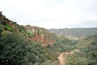 La ville d'Azilal au Maroc. Oued Ouzoud. Cliquer pour agrandir l'image.