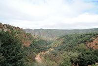 La ville d'Azilal au Maroc. Oued Ouzoud. Cliquer pour agrandir l'image.