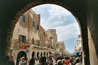 La ville d'Essaouira au Maroc. Souks. Cliquer pour agrandir l'image.