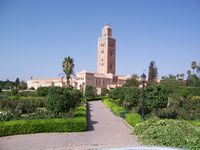 mosque Koutoubia. Click to enlarge the image.