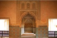 Les tombeaux des Saâdiens à Marrakech au Maroc. Tombeaux saadiens. Cliquer pour agrandir l'image.