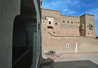 kasbah taourirt, interior court. Click to enlarge the image.