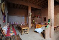 Berber house, valley Ourika. Click to enlarge the image.