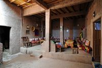 La ville d'Oukaïmeden au Maroc. Maison berbère, vallée Ourika. Cliquer pour agrandir l'image.