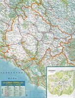 Straßenkarte von Montenegro. Klicken, um das Bild zu vergrößern.