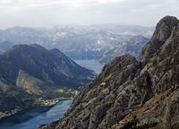 Les bouches de Kotor au Monténégro. Bouches de Kotor. Cliquer pour agrandir l'image.