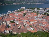 La ville close de Kotor au Monténégro. Situation de la Ville Close. Cliquer pour agrandir l'image.