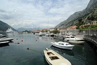 La ville de Kotor au Monténégro. Port de Kotor. Cliquer pour agrandir l'image.